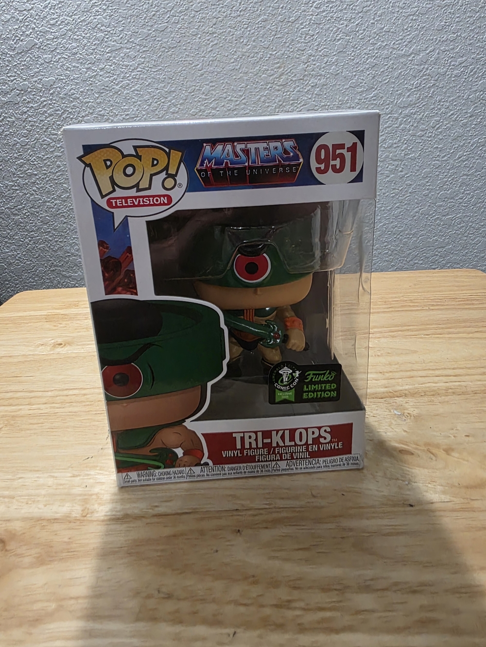 Funko Pop! Television Masters of the Universe Tri-Klops #951 Limited Ed. Excl.